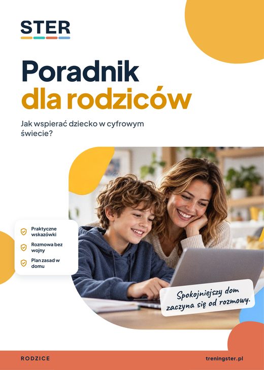 Okładka Poradnika dla rodziców Treningu STER