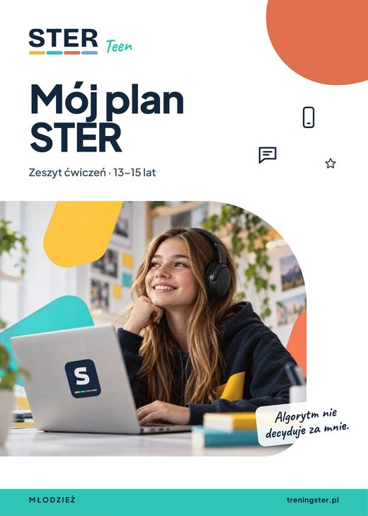 Okładka zeszytu ćwiczeń STER Teen: Mój plan STER