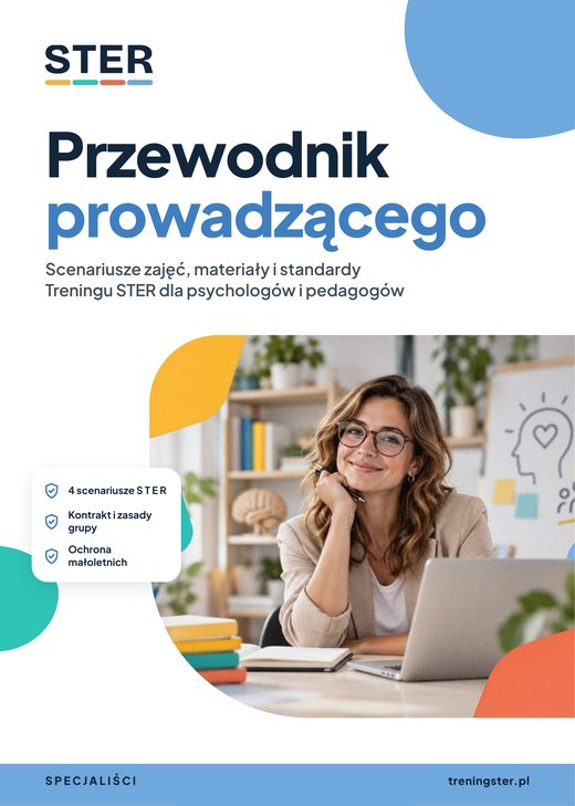 Okładka Przewodnika prowadzącego Treningu STER